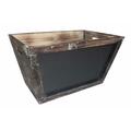 H2H Cheung'S Since Large Wooden Storage Bin With Chalkboard Front H253462